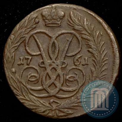Picture 2 kopecks 1761 year  "Nominal under St. George"