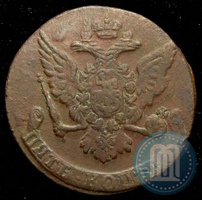 Picture 5 kopecks 1762 year  