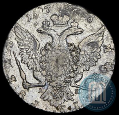 Picture 1 rouble 1766 year СПБ-АШ 