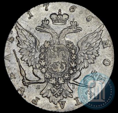 Picture 1 rouble 1766 year СПБ-ЯI 