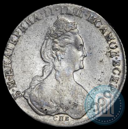 Фото 1 рубль 1780 года СПБ-ИЗ 