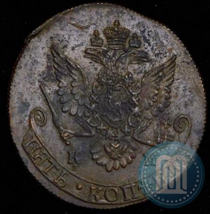 Фото 5 копеек 1783 года КМ 