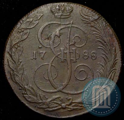 Фото 5 копеек 1788 года КМ 