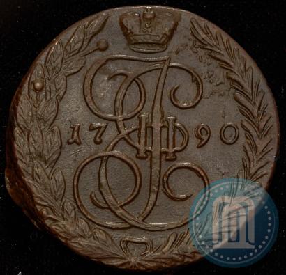 Фото 5 копеек 1790 года ЕМ 