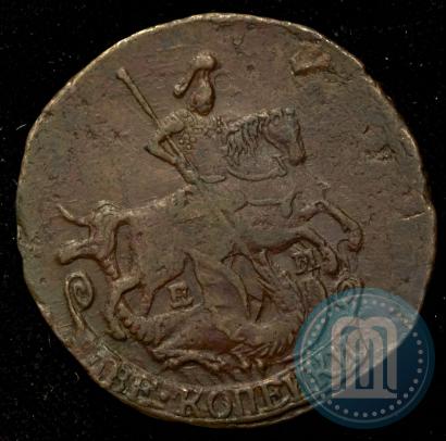 Picture 2 kopecks 1790 year ЕМ 