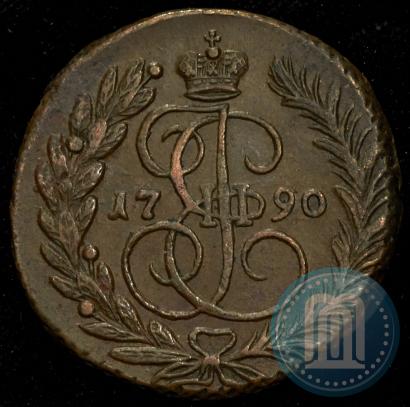 Picture 2 kopecks 1790 year ЕМ 