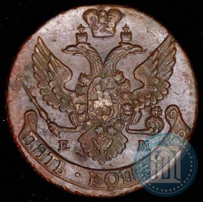 Фото 5 копеек 1796 года ЕМ 