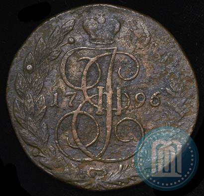 Фото 5 копеек 1796 года ЕМ "Павловский перечекан"