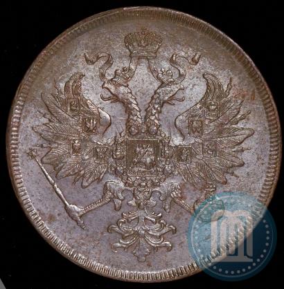 Picture 3 kopecks 1864 year ЕМ 