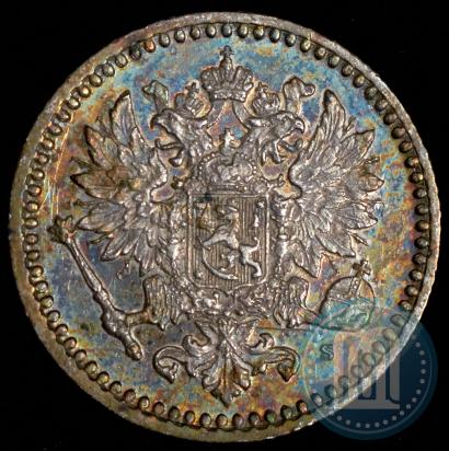 Фото 50 пенни 1871 года S 