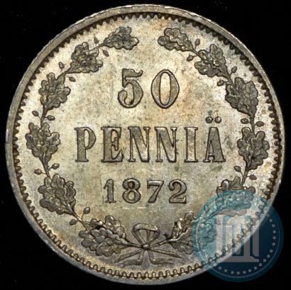 Picture 50 pennia 1872 year S 