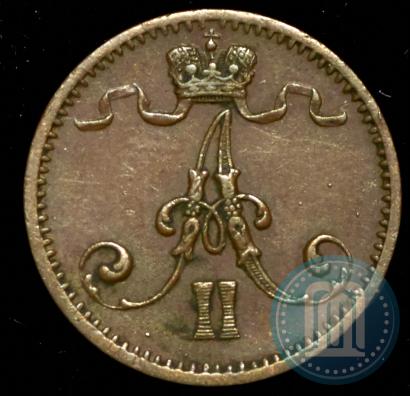 Фото 1 пенни 1873 года  
