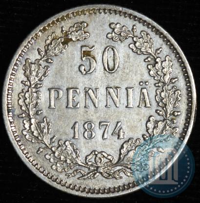 Picture 50 pennia 1874 year S 