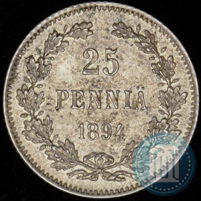 Picture 25 pennia 1894 year L 