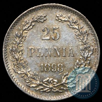 Picture 25 pennia 1898 year L 