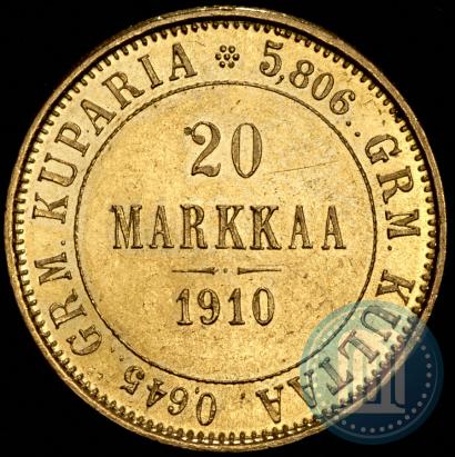 Picture 20 markkaa 1910 year L 