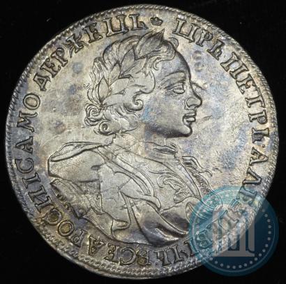 Фото 1 рубль 1720 года OK "Портрет в латах"