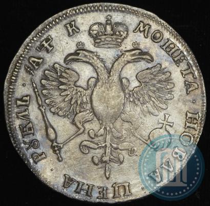 Фото 1 рубль 1720 года OK "Портрет в латах"