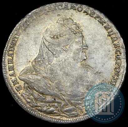 Picture 1 rouble 1738 year  "Petersburg type"