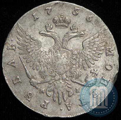 Фото 1 рубль 1756 года ММД-МБ 