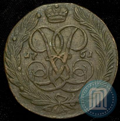 Picture 5 kopecks 1761 year  