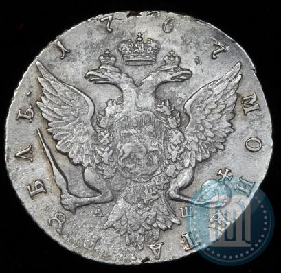 Picture 1 rouble 1767 year СПБ-АШ 