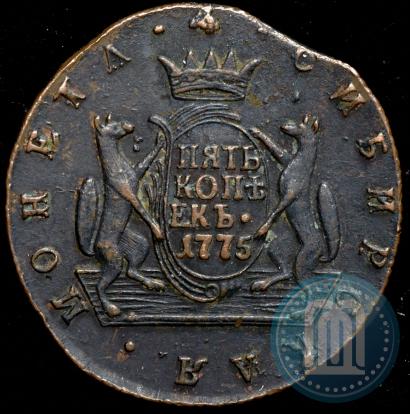 Picture 5 kopecks 1775 year КМ 