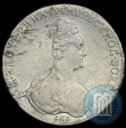 Фото 1 рубль 1780 года СПБ-ИЗ 