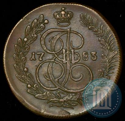 Фото 5 копеек 1783 года КМ 