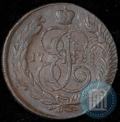 Фото 5 копеек 1788 года ММ 