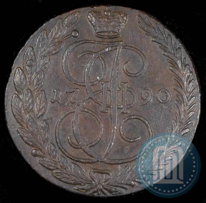 Picture 5 kopecks 1790 year ЕМ 