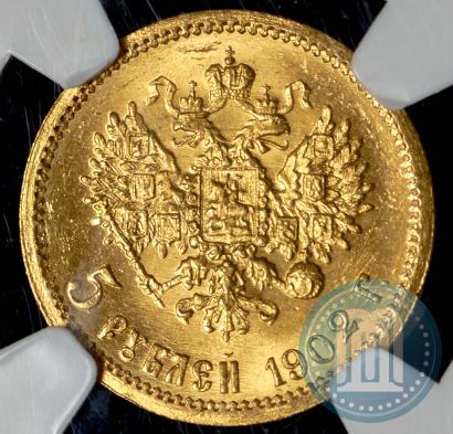 Picture 5 roubles 1902 year (АР) 