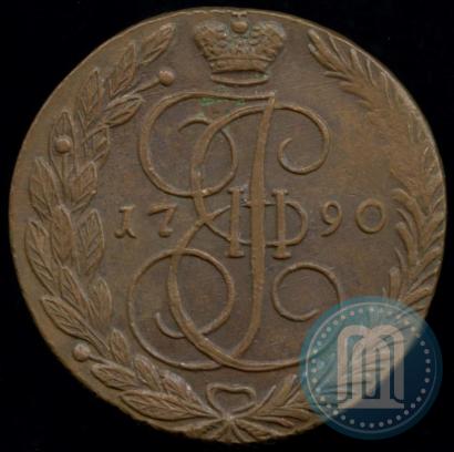 Фото 5 копеек 1790 года ЕМ 