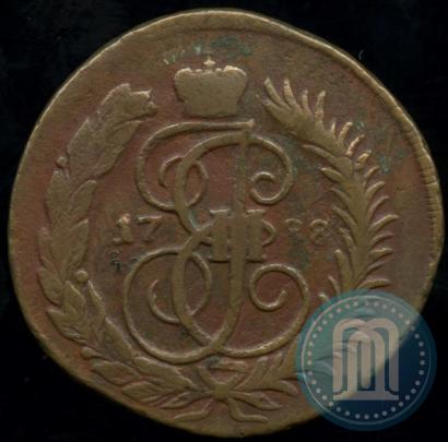 Picture 2 kopecks 1788 year ММ 