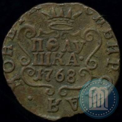 Фото Полушка 1768 года КМ 