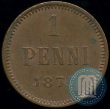 Picture 1 penni 1874 year  