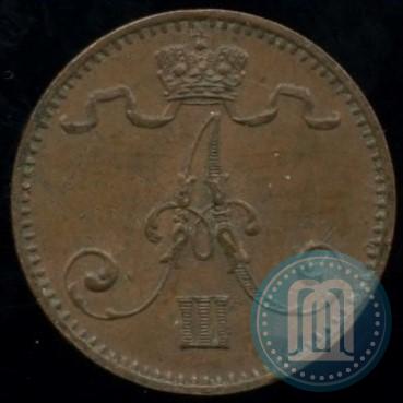 Picture 1 penni 1881 year  