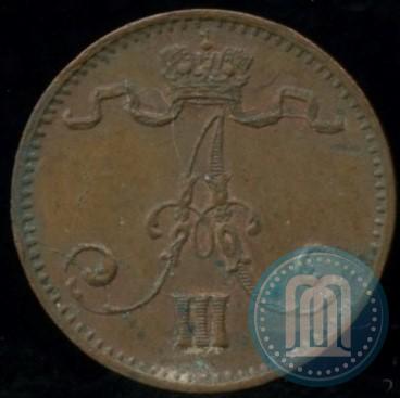 Picture 1 penni 1881 year  