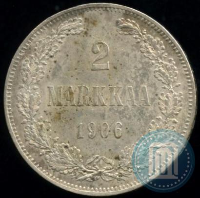 Picture 2 markkaa 1906 year L 