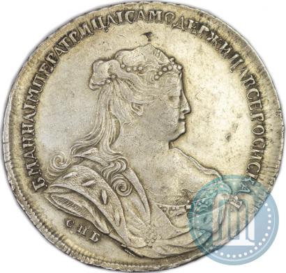 Picture 1 rouble 1738 year СПБ "Petersburg type"