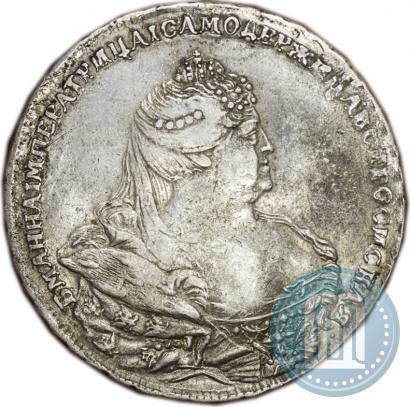 Фото 1 рубль 1738 года  "Московский тип"