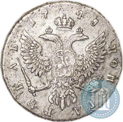 Picture 1 rouble 1748 year ММД 