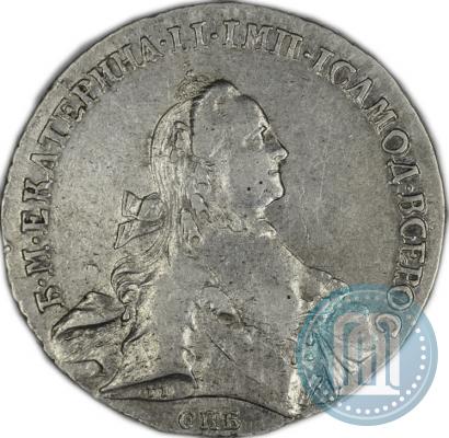 Picture 1 rouble 1762 year СПБ-НК 