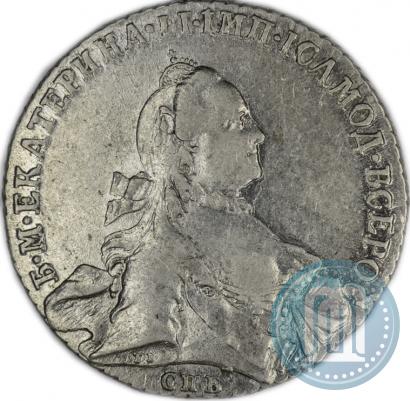 Picture 1 rouble 1763 year СПБ-ЯI 