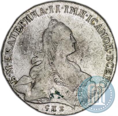 Фото 1 рубль 1766 года СПБ-ЯI 