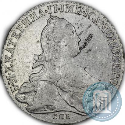 Фото 1 рубль 1776 года СПБ-ЯЧ 