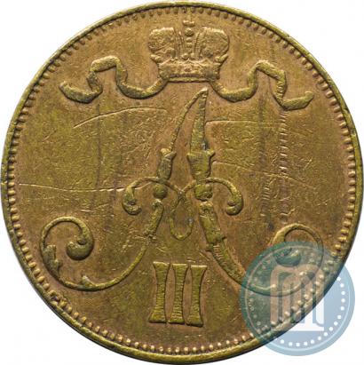 Picture 5 pennia 1888 year  