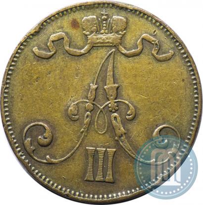 Фото 5 пенни 1892 года  