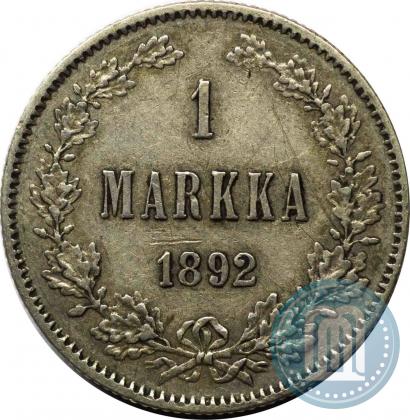 Picture 1 markka 1892 year L 