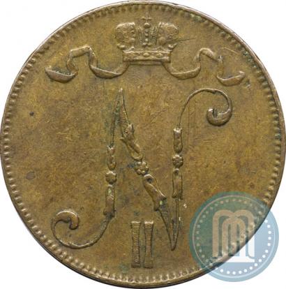 Picture 5 pennia 1901 year  